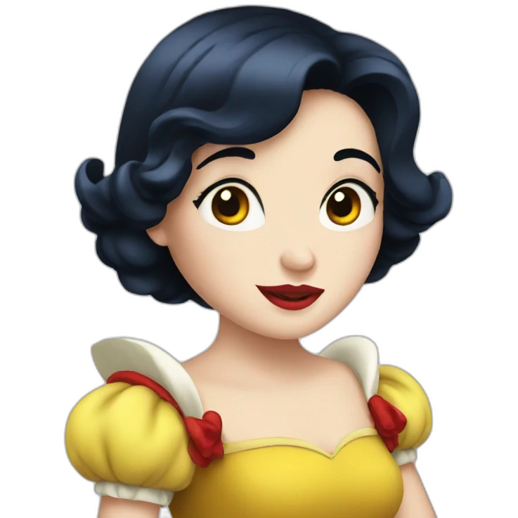 Snow white emoji