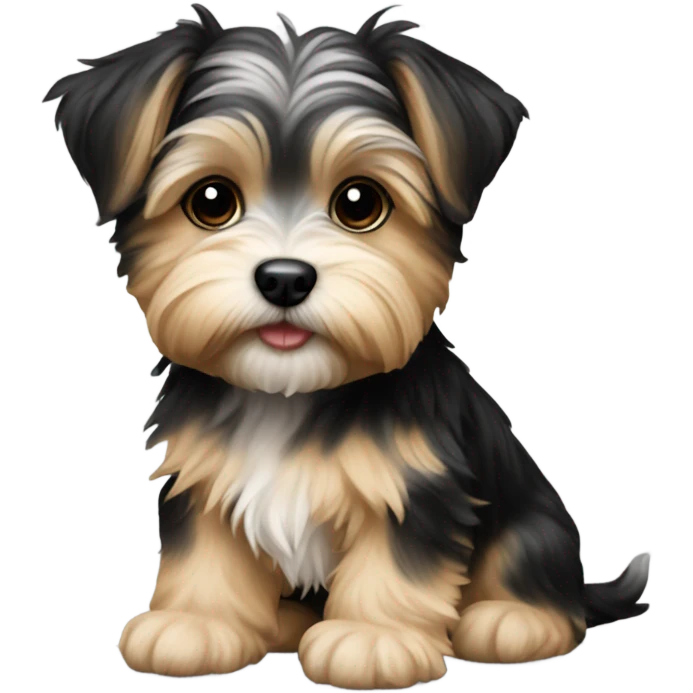 Morkie puppy emoji