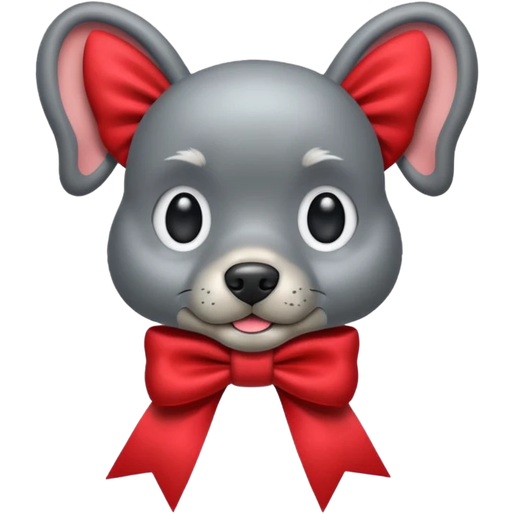 animatronic dog with red bow time like fnaf but dog emoji emoji