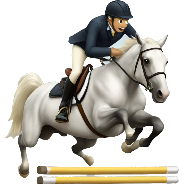 Horse jumping emoji