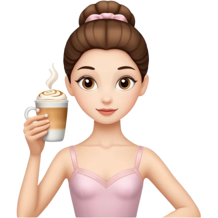 Ballerina capuchino  emoji