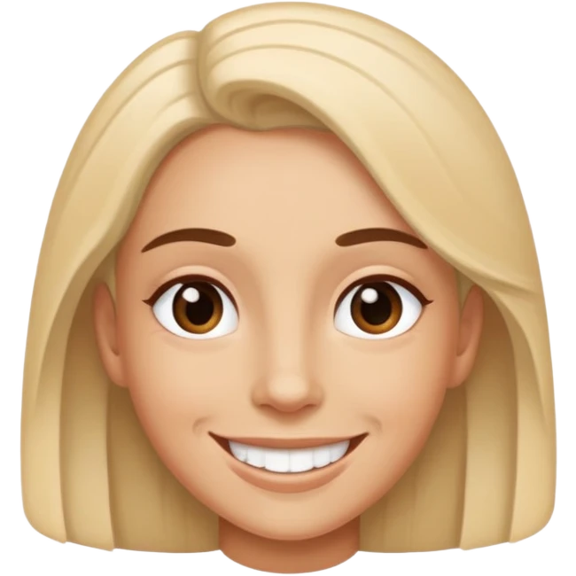 Mel smiling  emoji