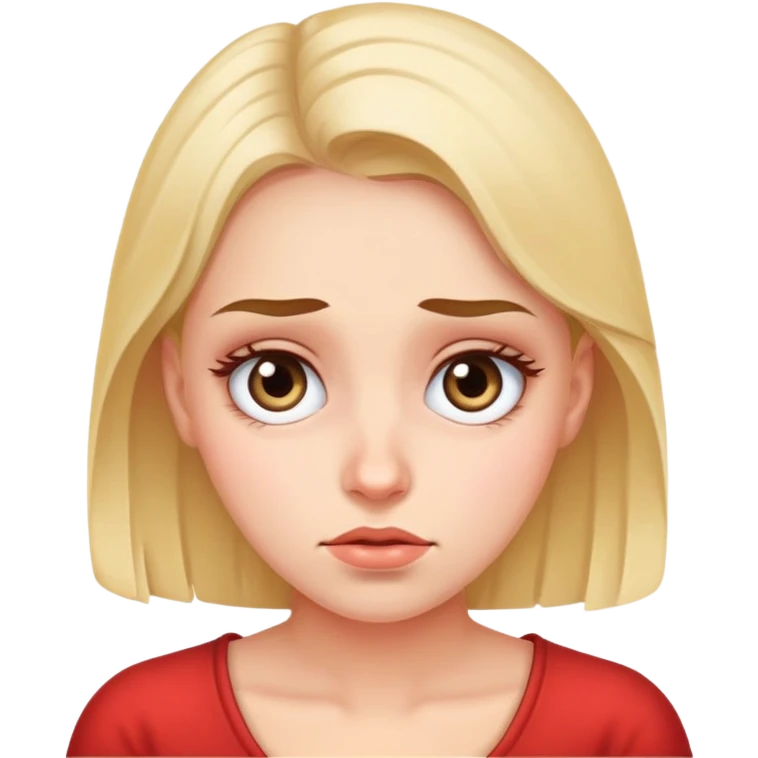 a girl rolling her eyes  emoji