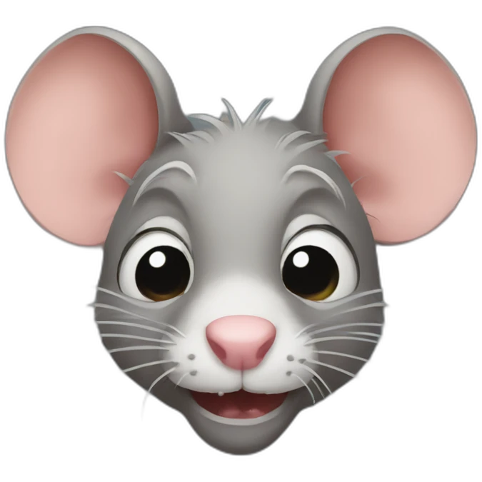 Ugly rat emoji