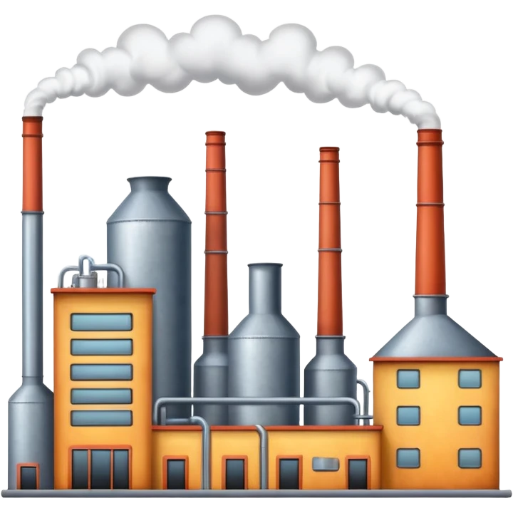 factory with furnaces emoji