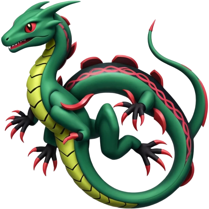 Zygarde-Salandit-Rayquaza-Seviper-Salazzle-fusion emoji