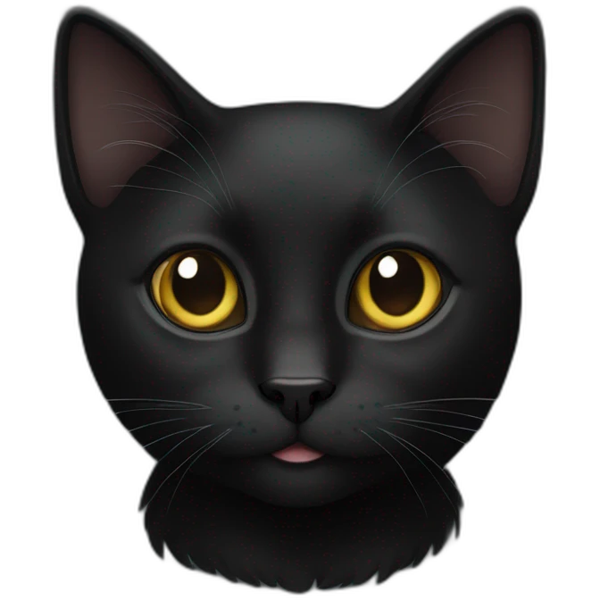 Black cat emoji