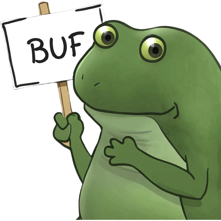 bufo frog holding a sign with the text 'Cindy' emoji