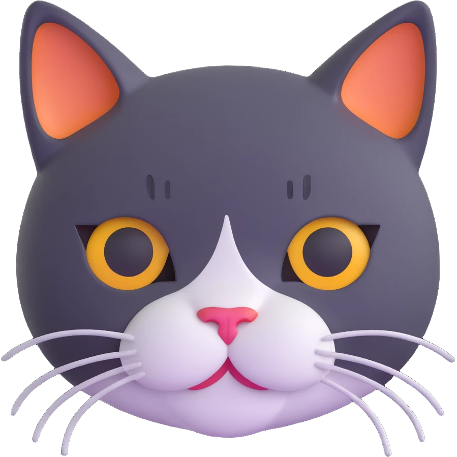 cute cat face emoji