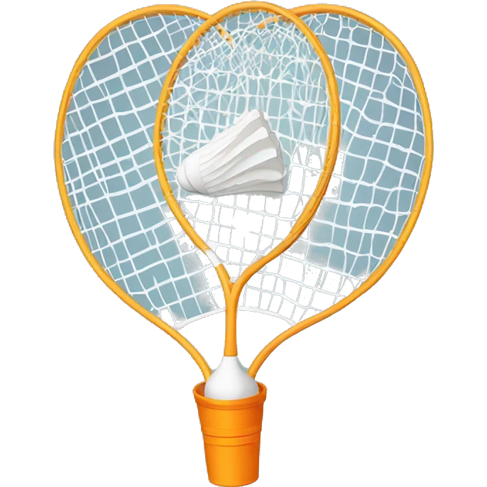 A badminton shuttlecock  emoji