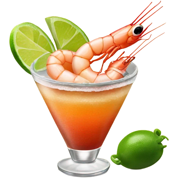 Mexican shrimp cocktail  emoji