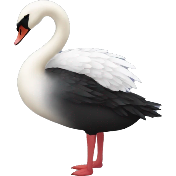 Black swan emoji