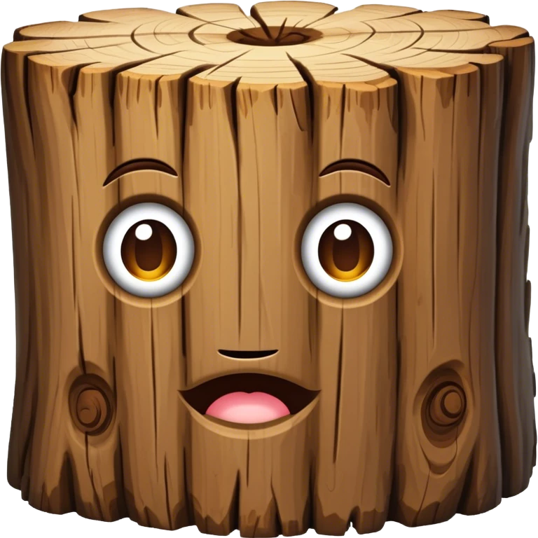 tree trunk block emoji
