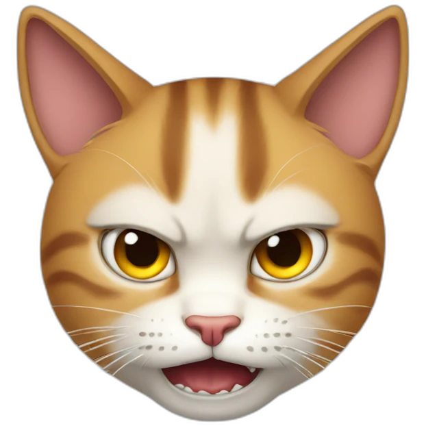 Tom cat angry with no teeth  emoji