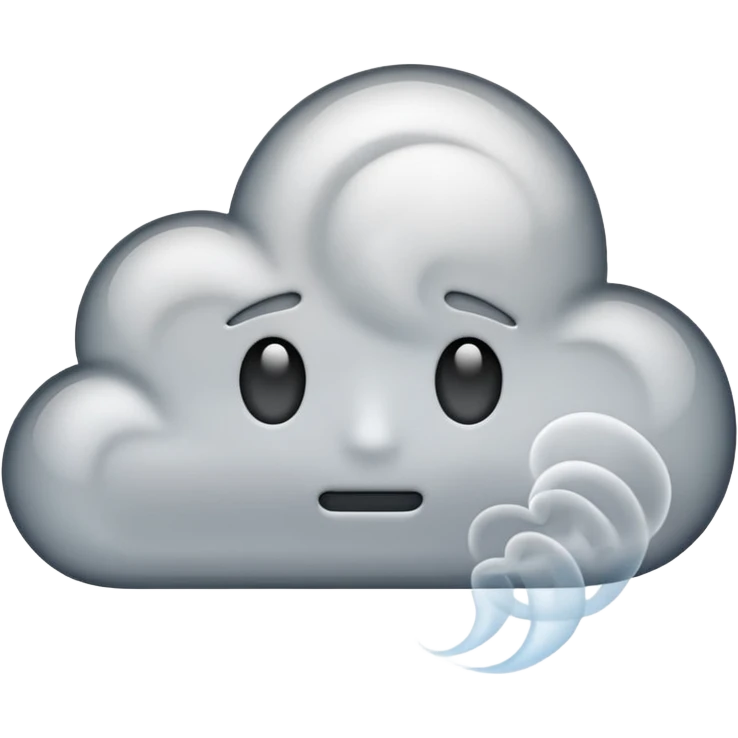 a cloud of smoke  emoji