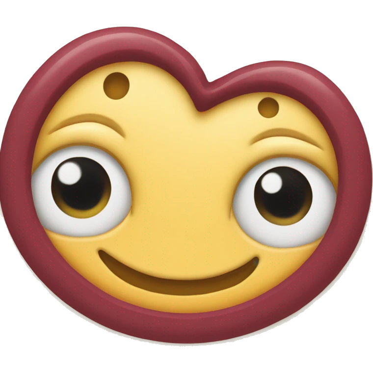 heart eyes but cheese instead of heart emoji