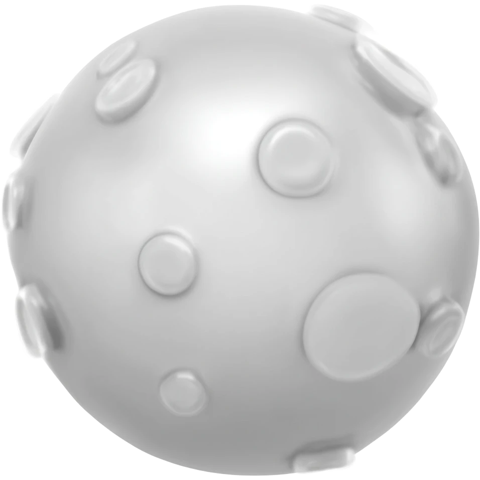 3d white cell emoji
