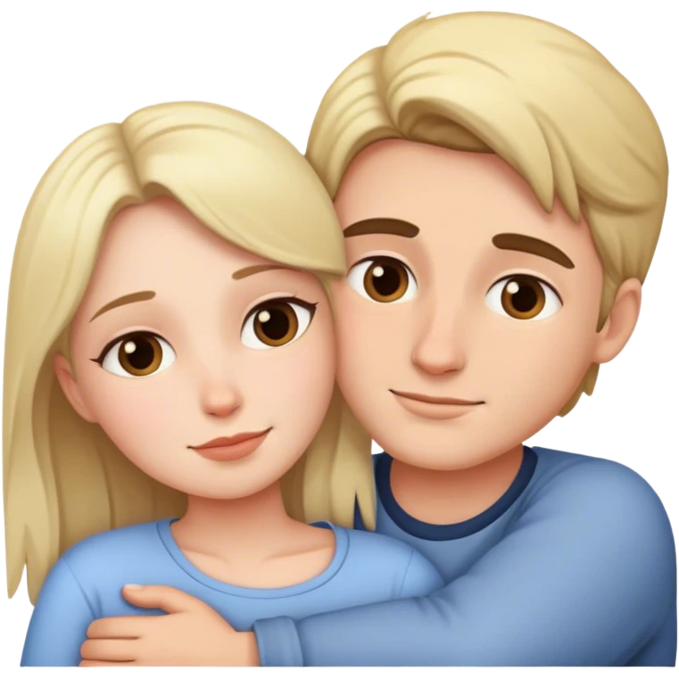 couple cuddling emoji