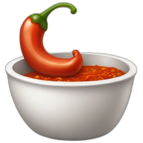 Spicy food emoji