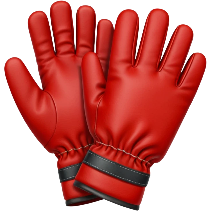 Protective Work Glove red emoji