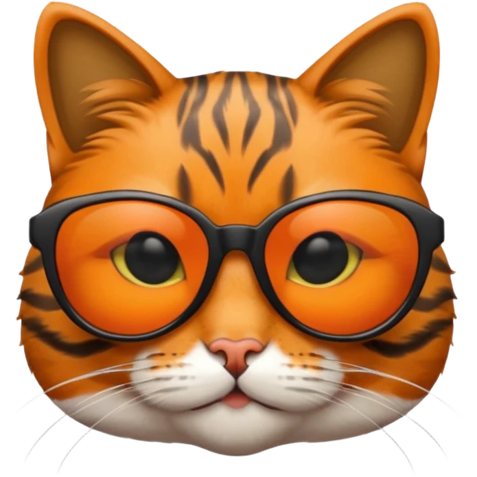Cat wearing sunglasses emoji
