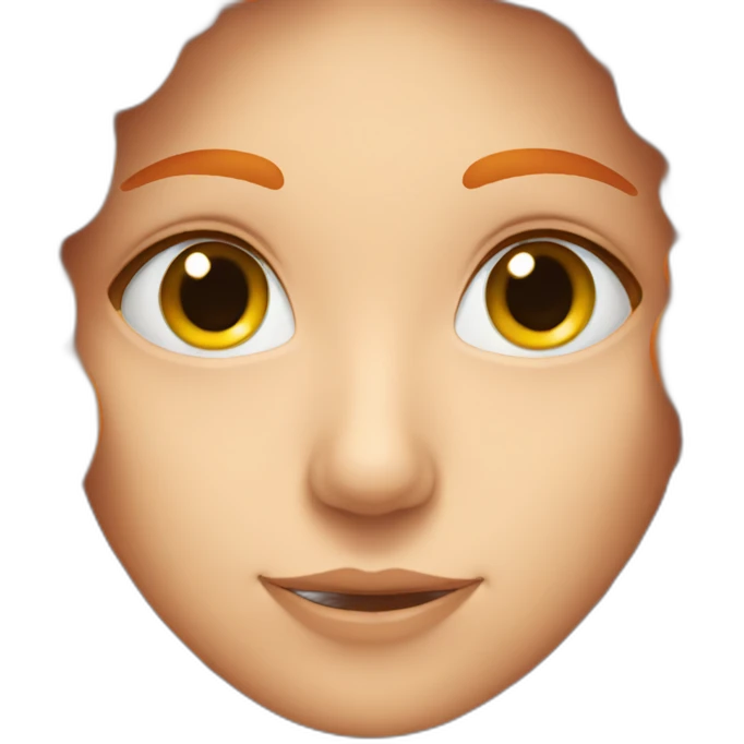 orange head emoji