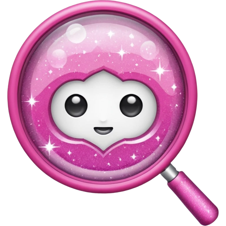 mix light pink dark pink and white girly wifi internet with a magnifying glass emoji