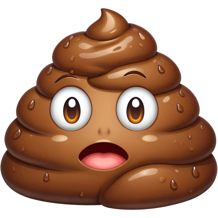 Caca qui pleure  emoji