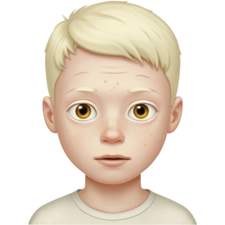 albino boy  emoji