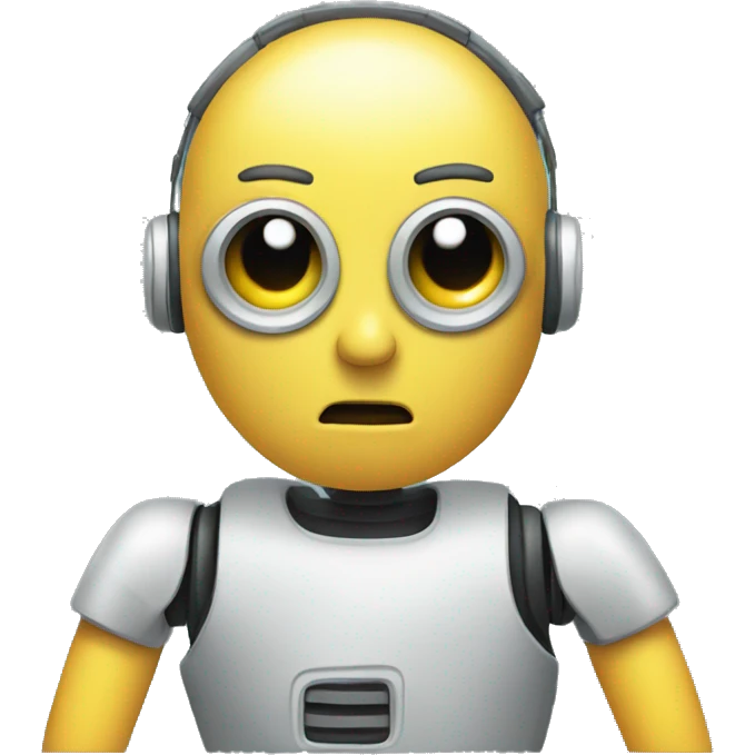 Confused chatbot  emoji