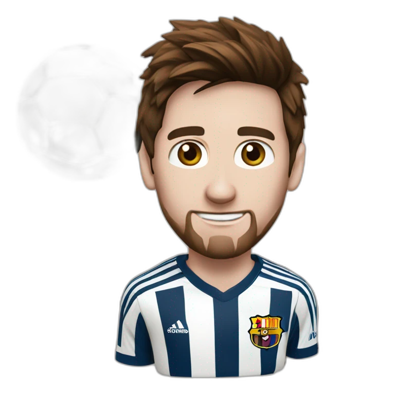 Messi sur une chèvre  emoji