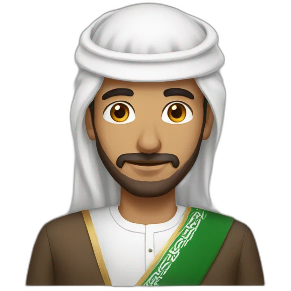 Saudi man emoji