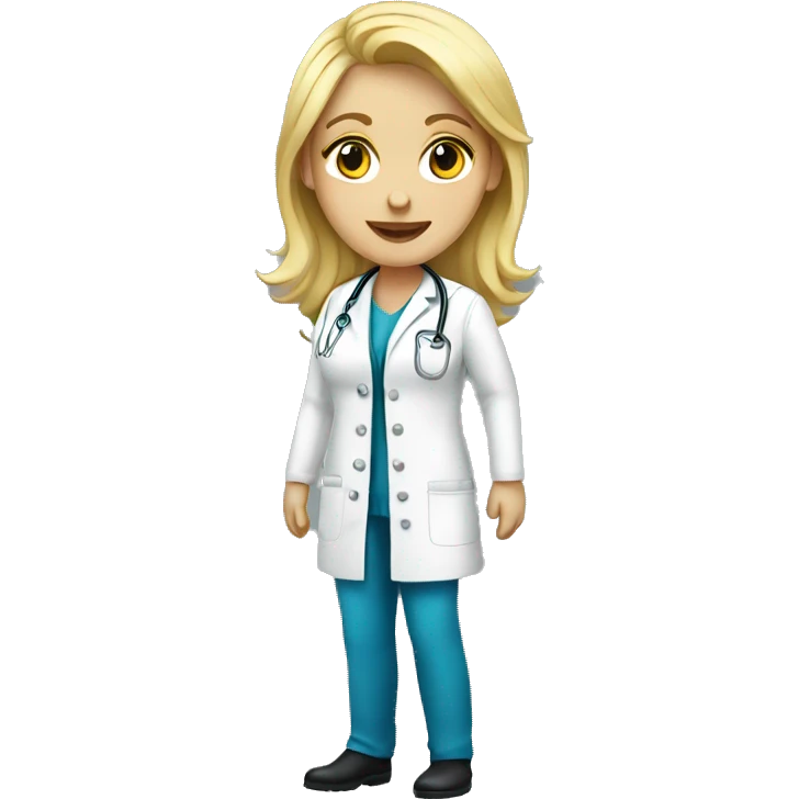 blonde nurse emoji