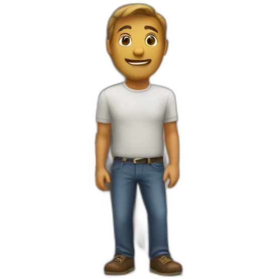 Man in front of a door emoji