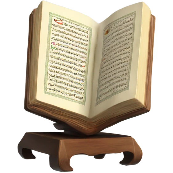 Quran on the stand emoji
