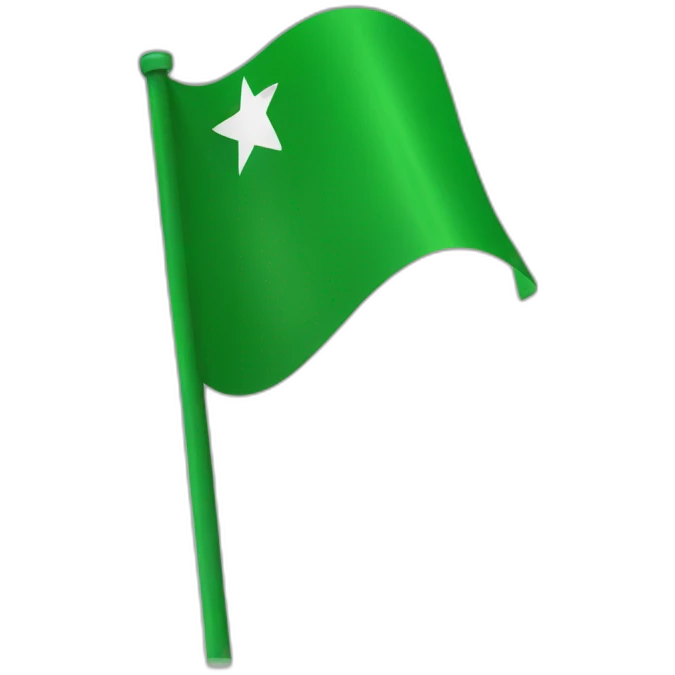 Syrian green flag emoji