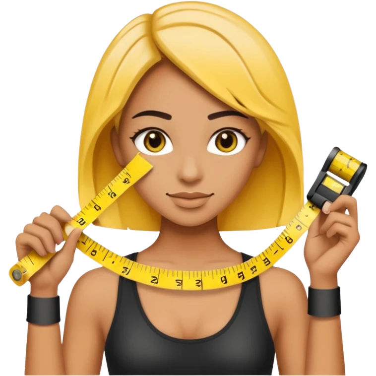 Measurement tape for fashion designer  emoji