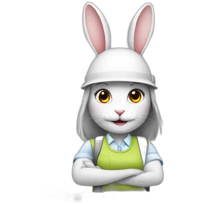 Architect Rabbit Girl emoji