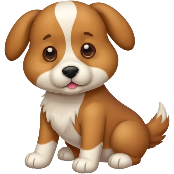 Dog humping a stuffy emoji