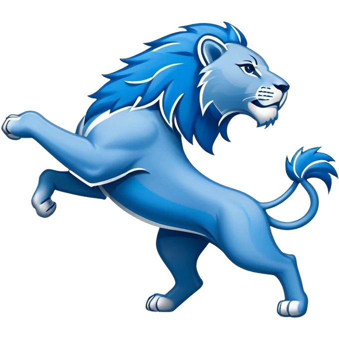 Detroit lions logo emoji