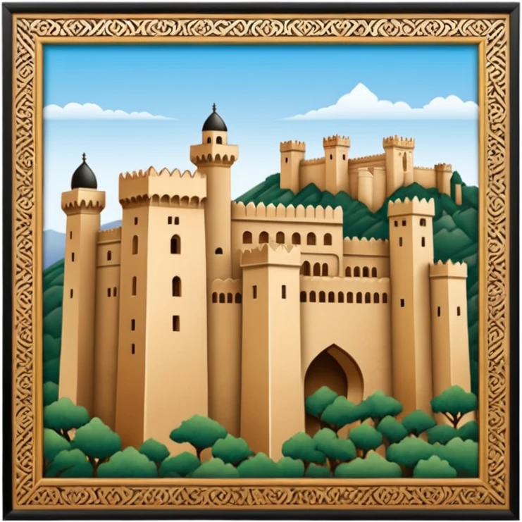 Alhambra castle emoji