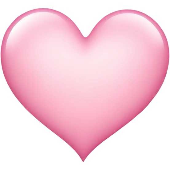 Light pink heart with twinkles around it emoji