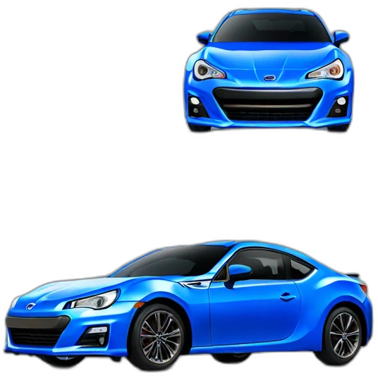 Blue Subaru BRZ emoji