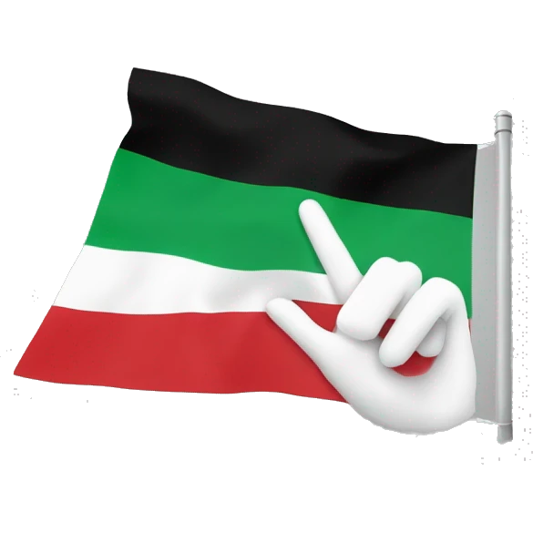 No entry symbol above the Palestine flag  emoji