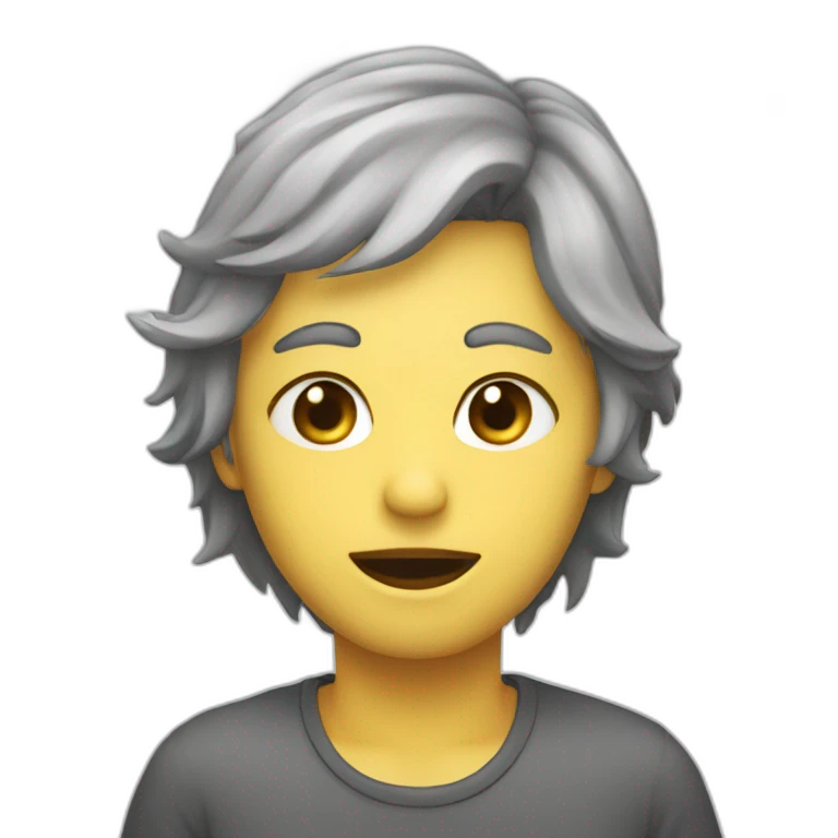 Chat rouje qui pleure emoji