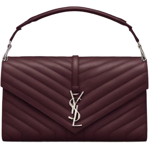 Burgundy bags saint laurent emoji