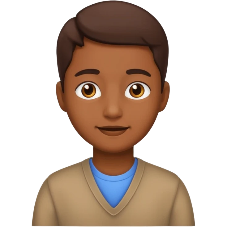 Cute brown emoji