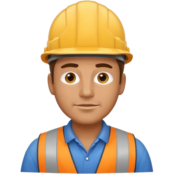 Blue collar man  emoji
