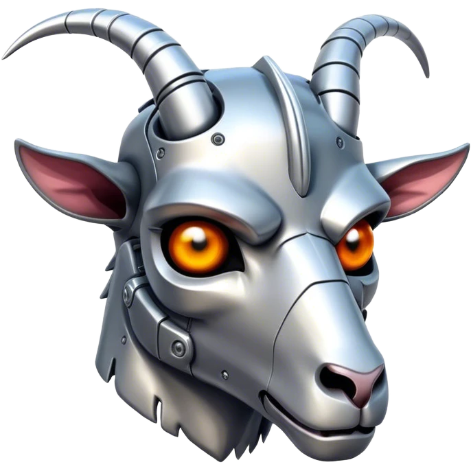 Terminator Goat heaf emoji