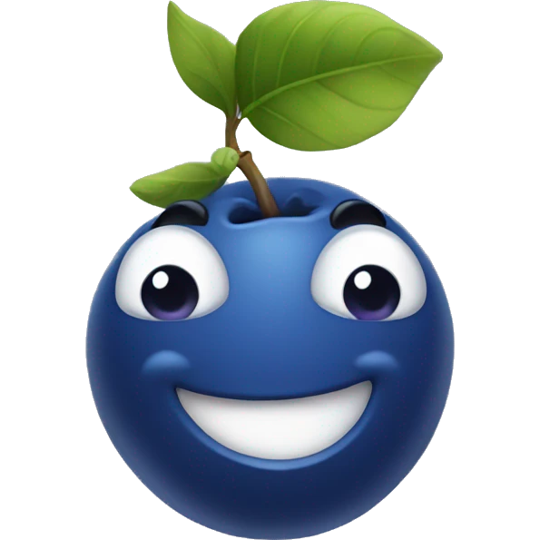 Blueberry emoji
